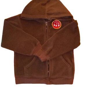 Peanut & Ollie brown Embroidered Kids fleece jacket🌈5 for $25‎
